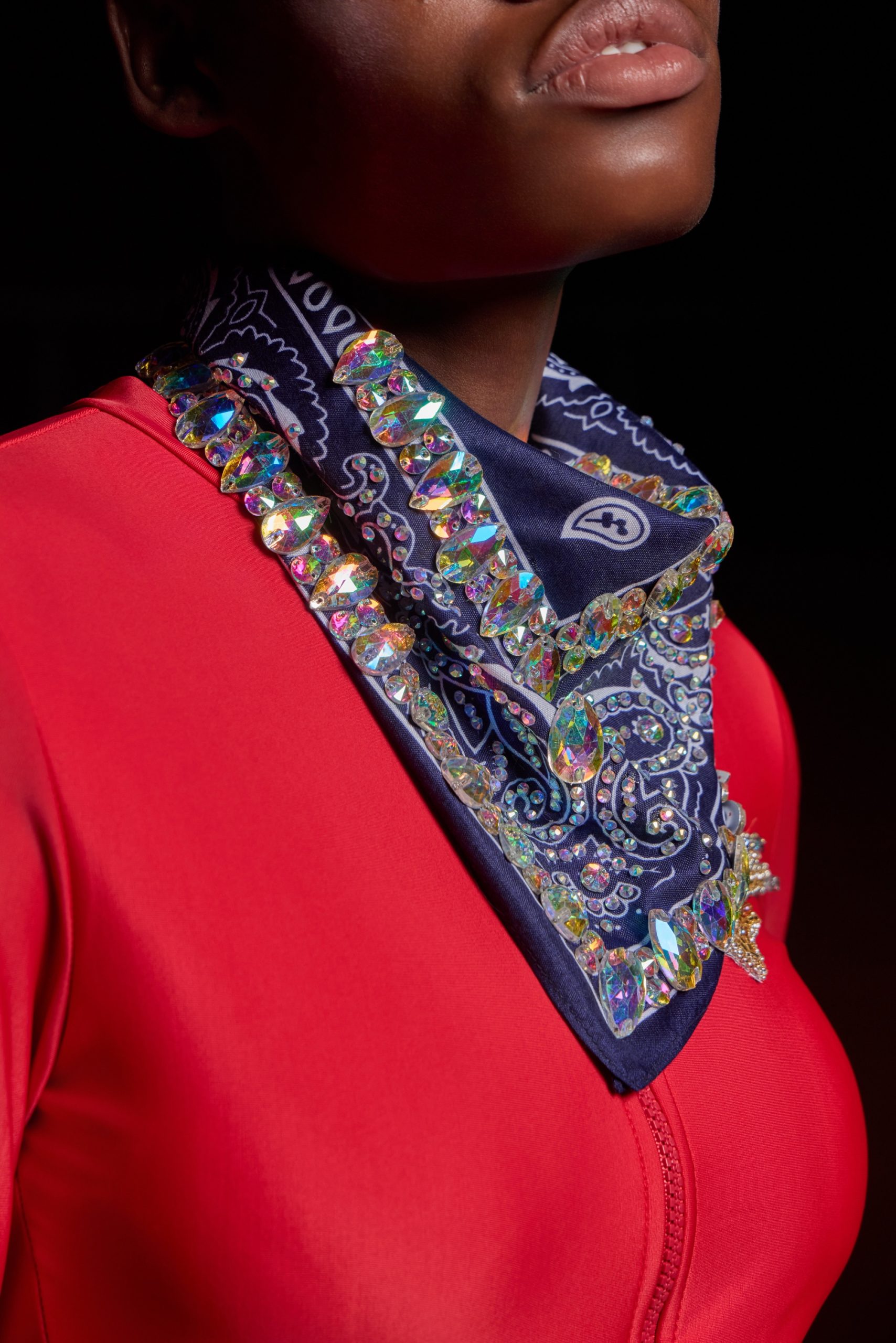 CRYSTAL IRIDESCENT BANDANA - Image 2